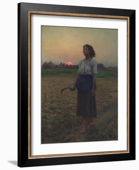 The Song of the Lark, 1884-Jules Breton-Framed Giclee Print