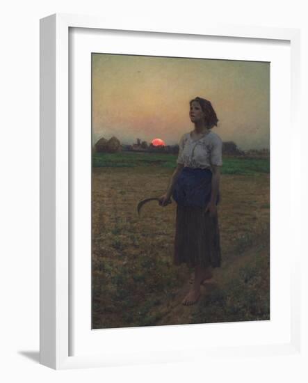 The Song of the Lark, 1884-Jules Breton-Framed Giclee Print