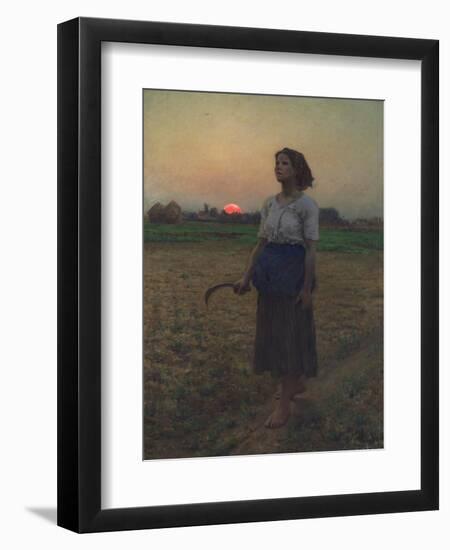 The Song of the Lark, 1884-Jules Breton-Framed Giclee Print