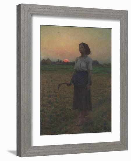 The Song of the Lark, 1884-Jules Breton-Framed Giclee Print