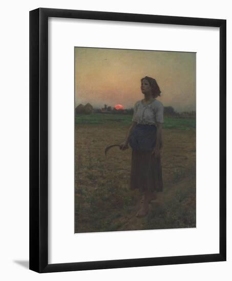 The Song of the Lark, 1884-Jules Breton-Framed Giclee Print