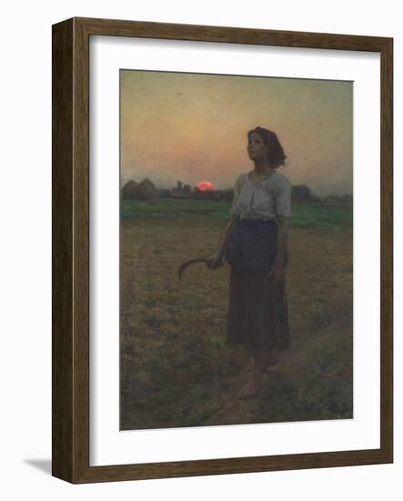 The Song of the Lark, 1884-Jules Breton-Framed Giclee Print