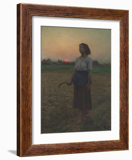 The Song of the Lark, 1884-Jules Breton-Framed Giclee Print