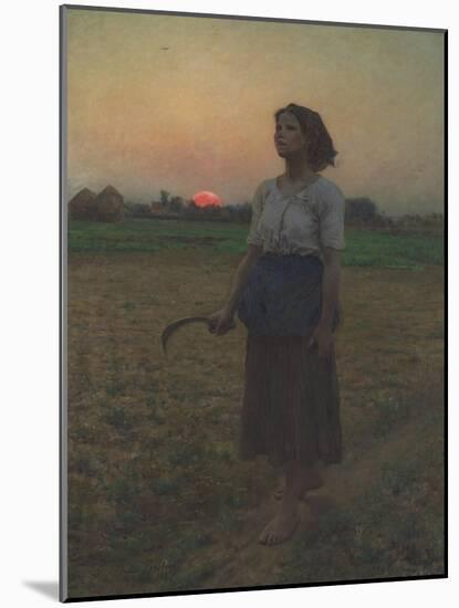 The Song of the Lark, 1884-Jules Breton-Mounted Giclee Print