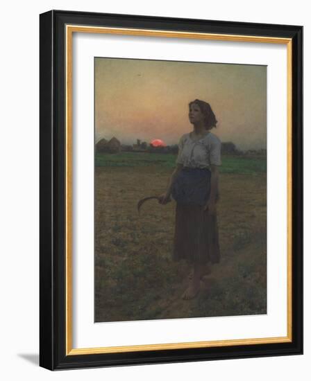 The Song of the Lark, 1884-Jules Breton-Framed Giclee Print