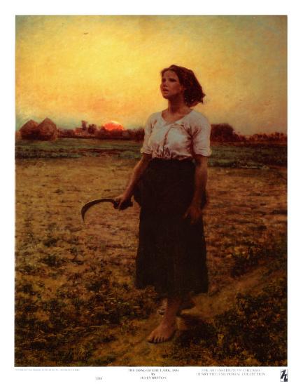 The Song Of The Lark Art Print Jules Breton Art Com