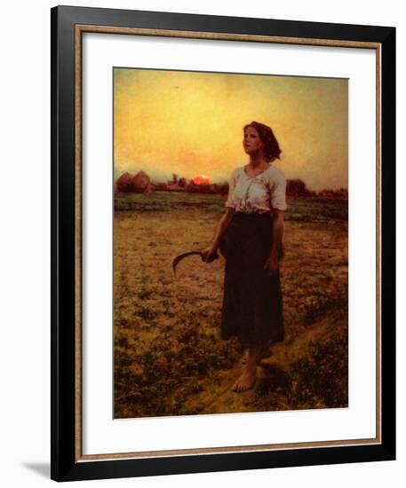 The Song of the Lark-Jules Breton-Framed Art Print