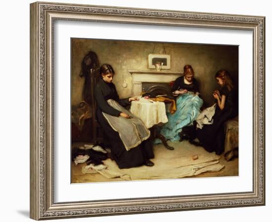 The Song of the Shirt-Frank Holl-Framed Giclee Print