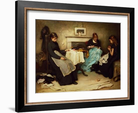 The Song of the Shirt-Frank Holl-Framed Giclee Print