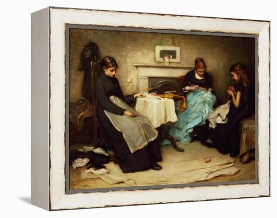 The Song of the Shirt-Frank Holl-Framed Premier Image Canvas