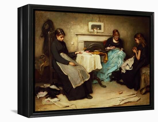 The Song of the Shirt-Frank Holl-Framed Premier Image Canvas