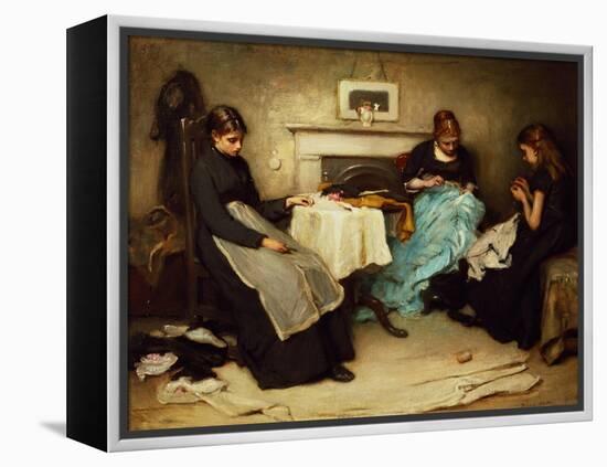 The Song of the Shirt-Frank Holl-Framed Premier Image Canvas