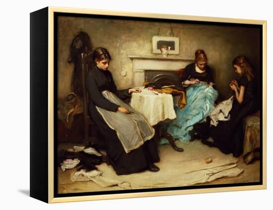 The Song of the Shirt-Frank Holl-Framed Premier Image Canvas