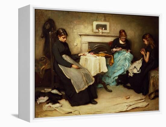 The Song of the Shirt-Frank Holl-Framed Premier Image Canvas