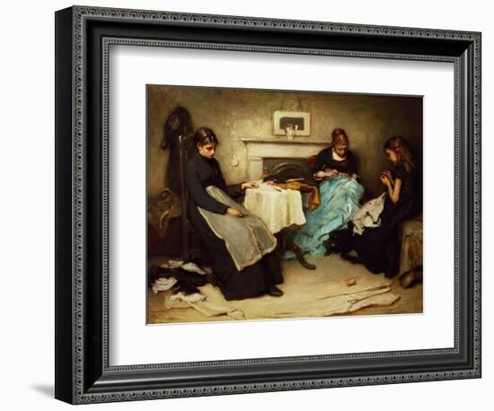 The Song of the Shirt-Frank Holl-Framed Giclee Print