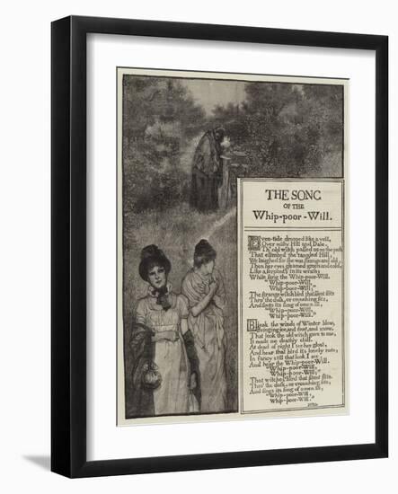 The Song of the Whip-Poor-Will-null-Framed Giclee Print