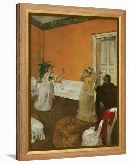 The Song Rehearsal-Edgar Degas-Framed Premier Image Canvas