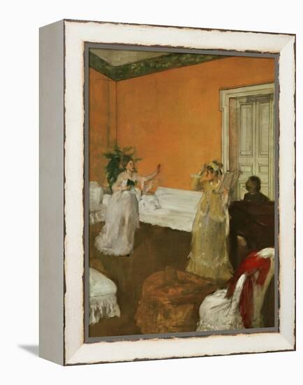 The Song Rehearsal-Edgar Degas-Framed Premier Image Canvas