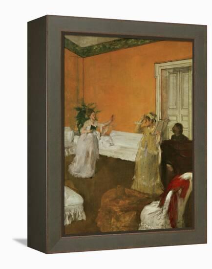 The Song Rehearsal-Edgar Degas-Framed Premier Image Canvas