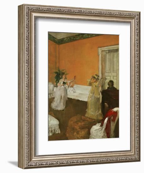 The Song Rehearsal-Edgar Degas-Framed Giclee Print