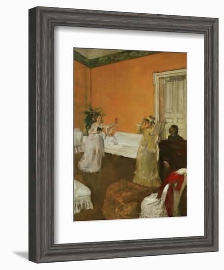 The Song Rehearsal-Edgar Degas-Framed Giclee Print