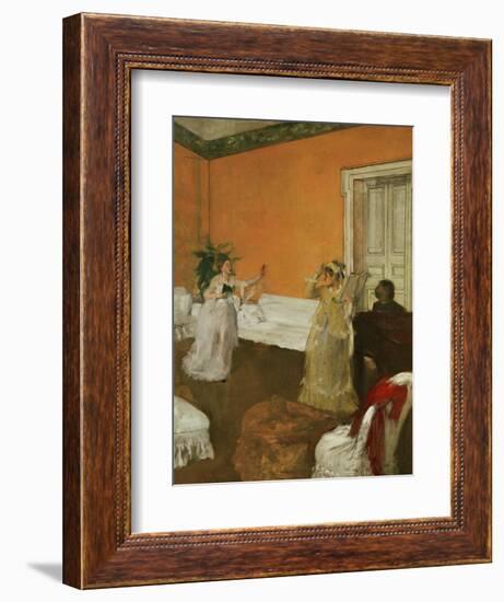 The Song Rehearsal-Edgar Degas-Framed Giclee Print