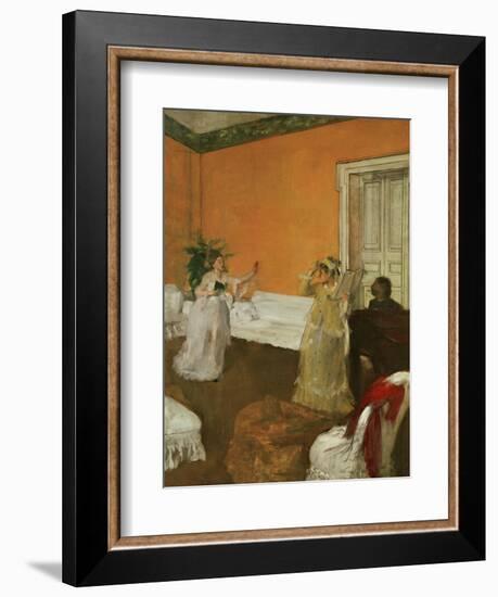 The Song Rehearsal-Edgar Degas-Framed Giclee Print