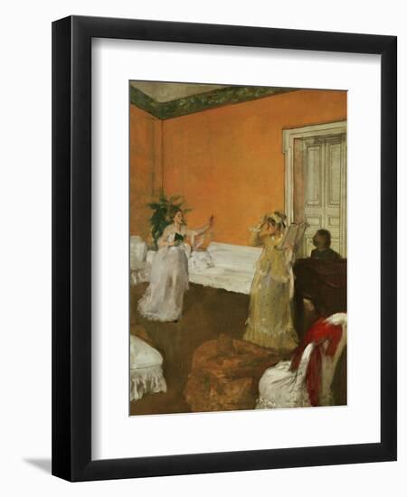 The Song Rehearsal-Edgar Degas-Framed Giclee Print