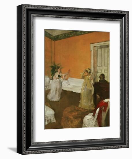 The Song Rehearsal-Edgar Degas-Framed Giclee Print