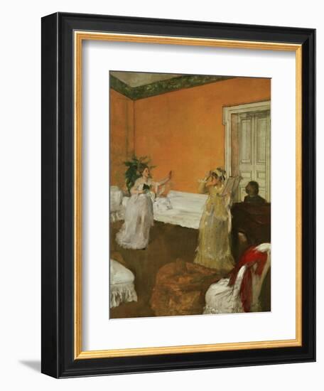 The Song Rehearsal-Edgar Degas-Framed Giclee Print