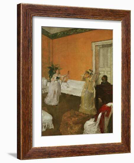 The Song Rehearsal-Edgar Degas-Framed Giclee Print