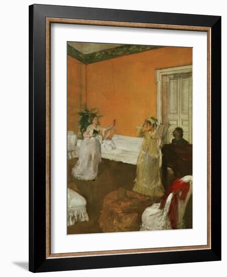 The Song Rehearsal-Edgar Degas-Framed Giclee Print