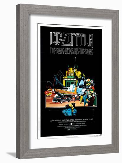 The Song Remains the Same, Jimmy Page, 1976--Framed Art Print