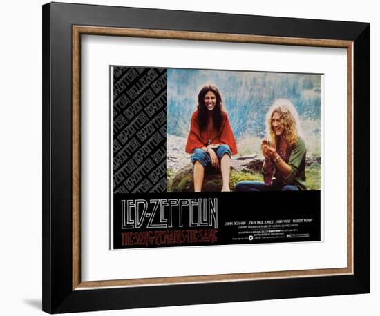 The Song Remains the Same, Robert Plant, 1976-null-Framed Premium Giclee Print