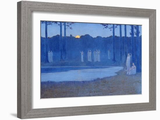 The Songs of the Night, 1896-Alphonse Osbert-Framed Giclee Print