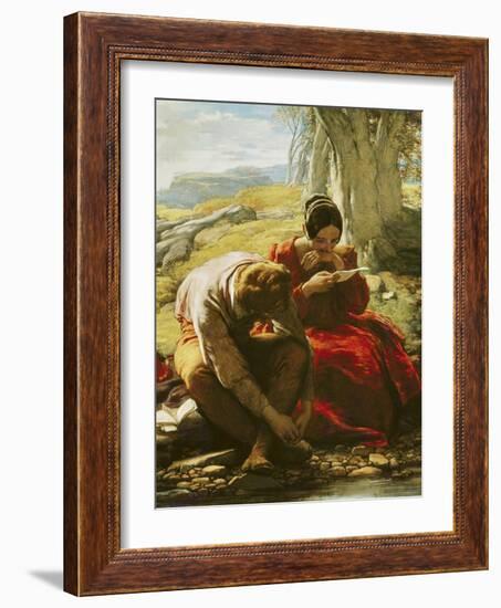 The Sonnet, 1839-William Mulready-Framed Giclee Print