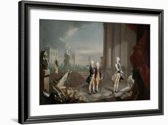 The Sons of Frederick II of Hesse-Kassel Landgrave, (1770-1829)-Johann Heinrich Wilhelm Tischbein-Framed Giclee Print