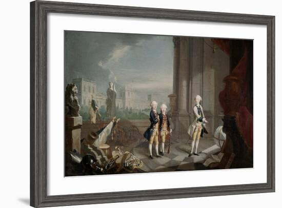 The Sons of Frederick II of Hesse-Kassel Landgrave, (1770-1829)-Johann Heinrich Wilhelm Tischbein-Framed Giclee Print