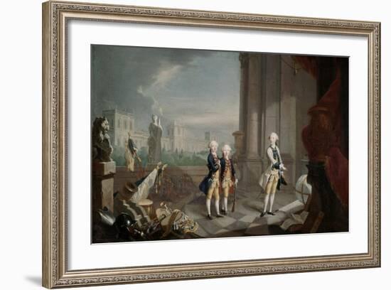 The Sons of Frederick II of Hesse-Kassel Landgrave, (1770-1829)-Johann Heinrich Wilhelm Tischbein-Framed Giclee Print