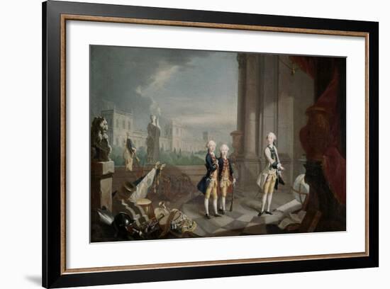 The Sons of Frederick II of Hesse-Kassel Landgrave, (1770-1829)-Johann Heinrich Wilhelm Tischbein-Framed Giclee Print