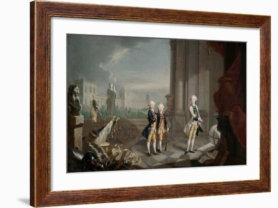 The Sons of Frederick II of Hesse-Kassel Landgrave, (1770-1829)-Johann Heinrich Wilhelm Tischbein-Framed Giclee Print