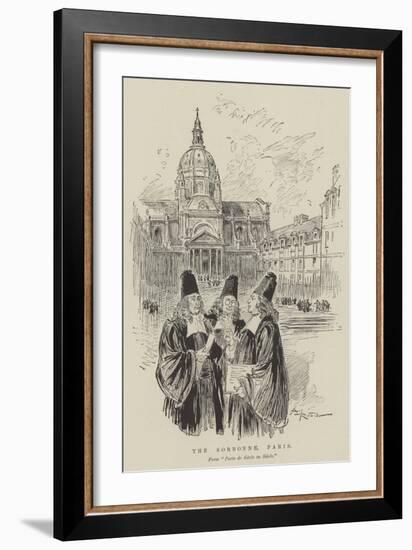 The Sorbonne, Paris-Albert Robida-Framed Giclee Print