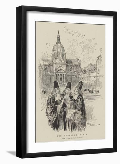The Sorbonne, Paris-Albert Robida-Framed Giclee Print