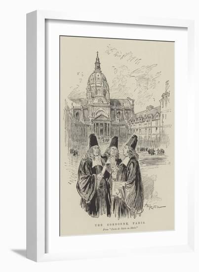 The Sorbonne, Paris-Albert Robida-Framed Giclee Print