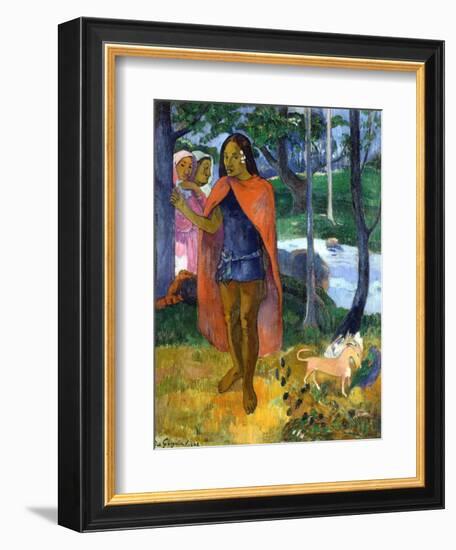 The Sorcerer of Hiva Oa-Paul Gauguin-Framed Giclee Print