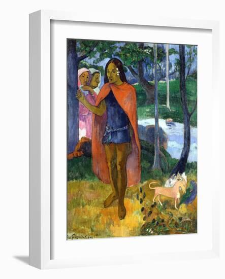 The Sorcerer of Hiva Oa-Paul Gauguin-Framed Giclee Print