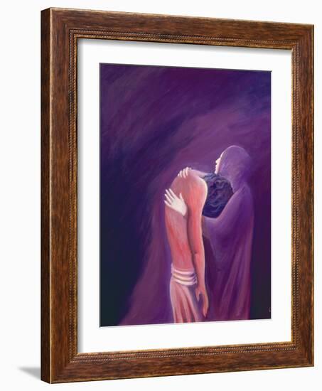 The Sorrowful Virgin Mary Holds Her Son Jesus after His Death, 1994-Elizabeth Wang-Framed Giclee Print