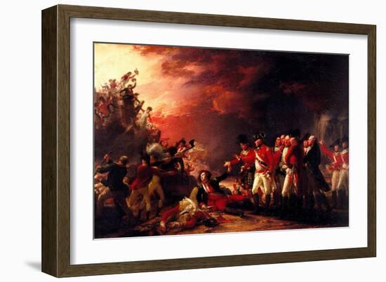 The Sortie from Gibraltar, 1788-John Trumbull-Framed Giclee Print