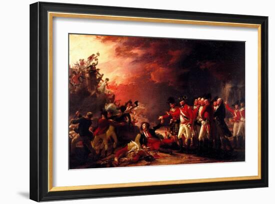 The Sortie from Gibraltar, 1788-John Trumbull-Framed Giclee Print