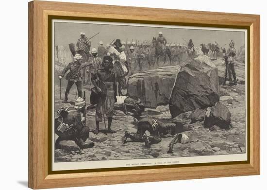 The Soudan Expedition, a Pool in the Desert-Richard Caton Woodville II-Framed Premier Image Canvas